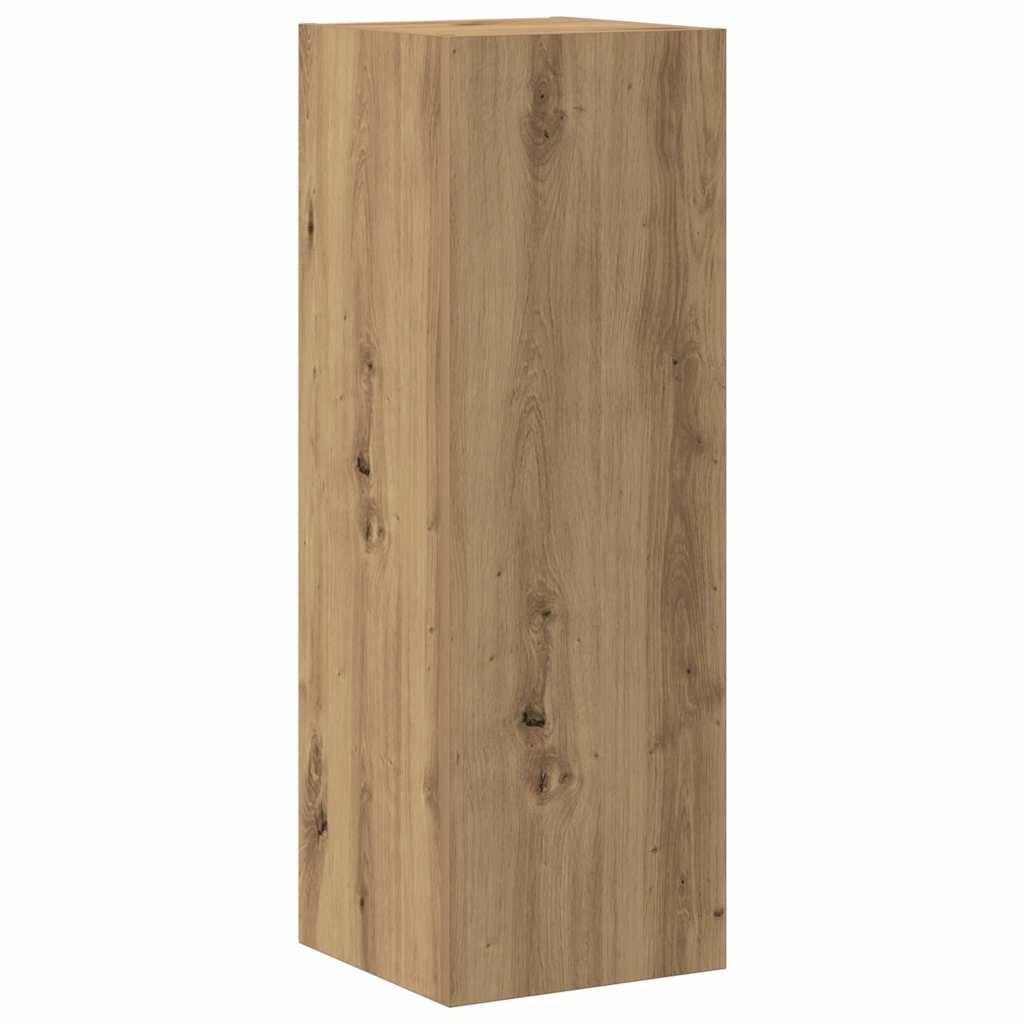 Meubles TV muraux 4 pcs chêne artisanal bois d'ingénierie - XIOS