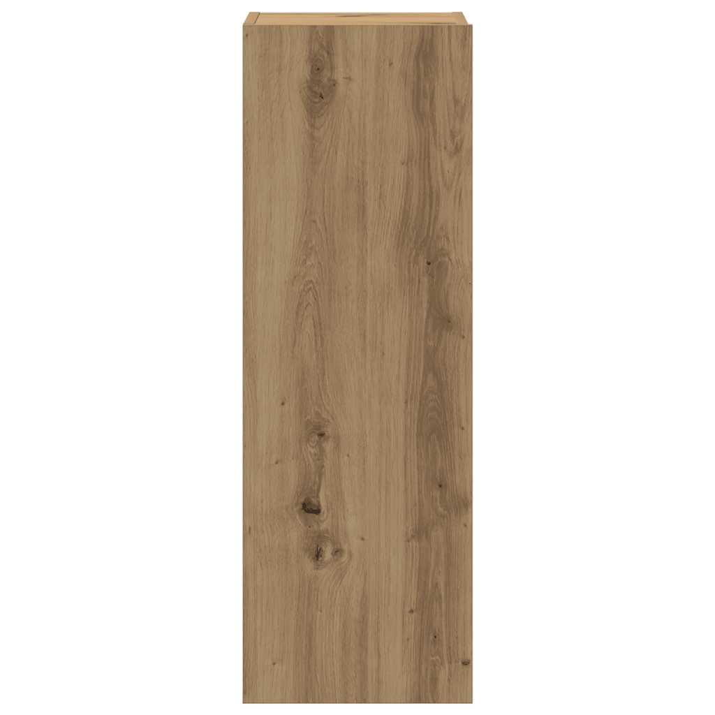 Meubles TV muraux 4 pcs chêne artisanal bois d'ingénierie - XIOS