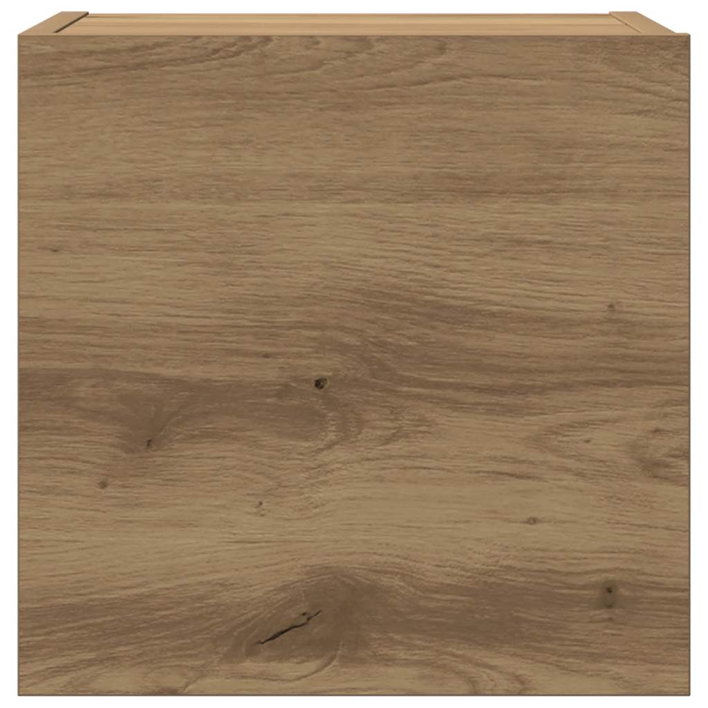 Ensemble de meuble TV mural 8 pcs chêne artisanal