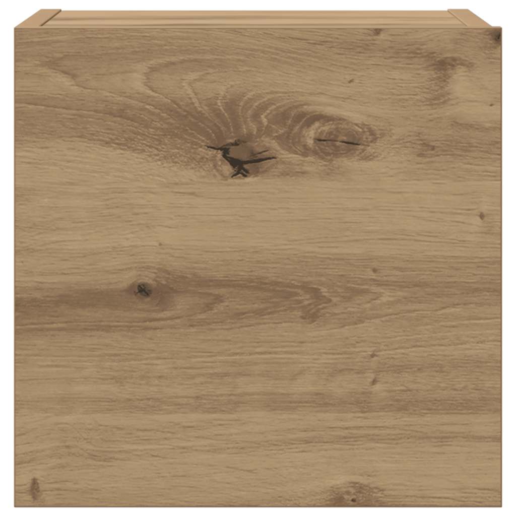 Ensemble de meuble TV mural 8 pcs chêne artisanal - XIOS