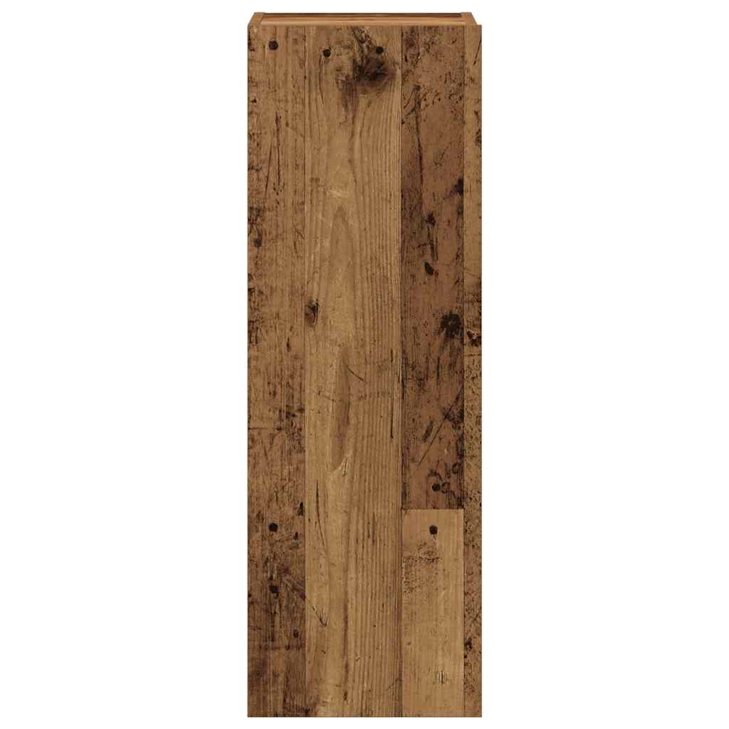 Ensemble de meuble TV mural 8 pcs vieux bois bois d'ingénierie - XIOS