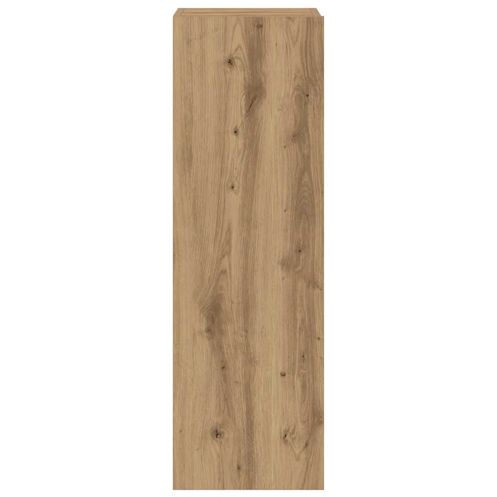 Meubles TV muraux 3 pcs chêne artisanal bois d'ingénierie - XIOS