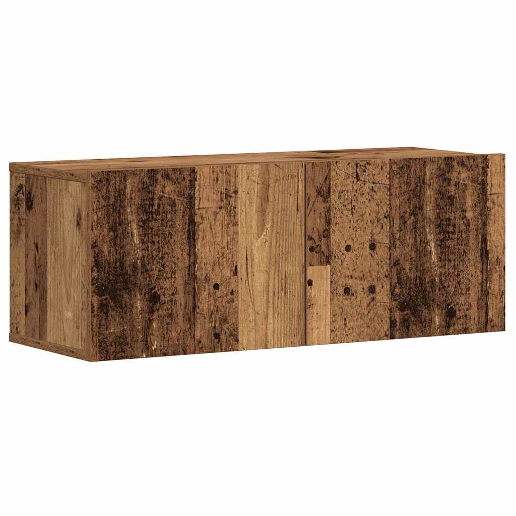 Meubles TV muraux 5 pcs vieux bois bois d'ingénierie