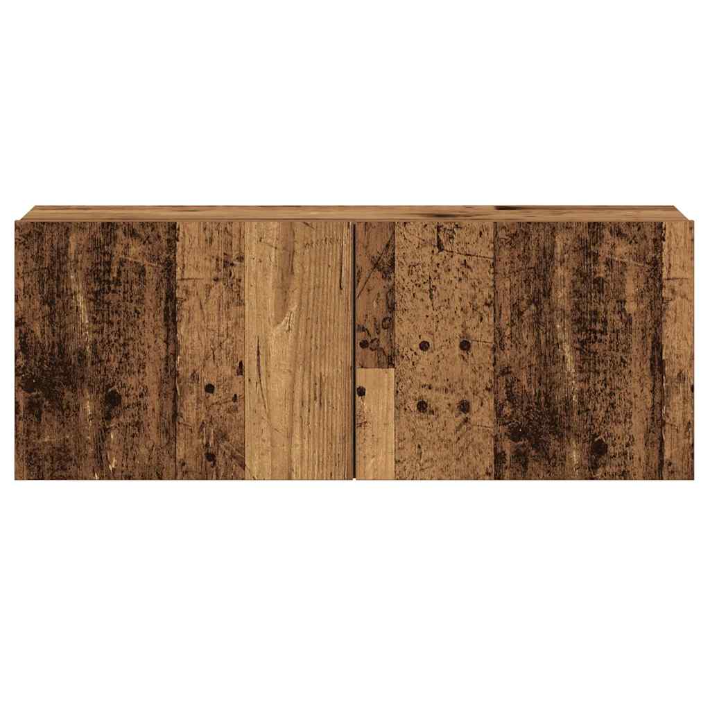 Meubles TV muraux 5 pcs vieux bois bois d'ingénierie