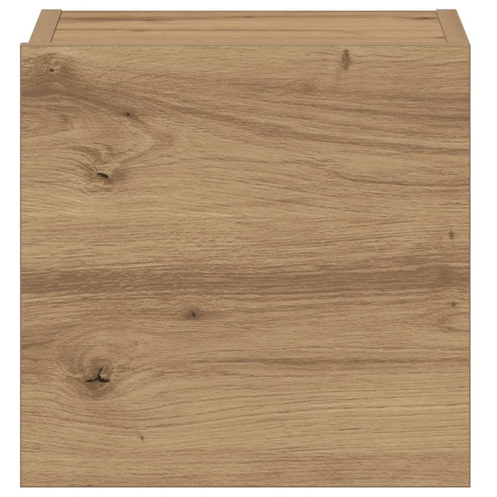 Meubles TV muraux 5 pcs chêne artisanal bois d'ingénierie - XIOS