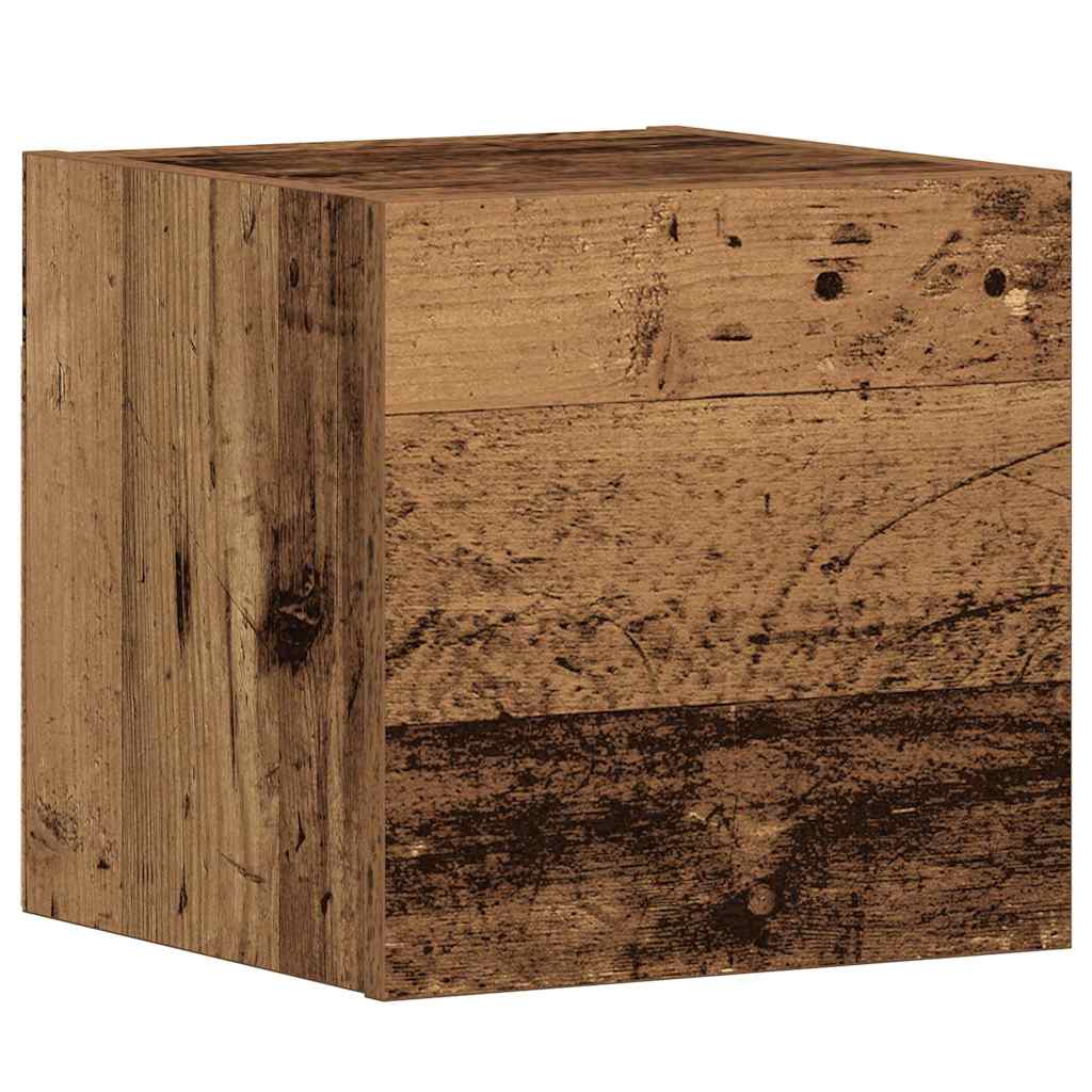 Meubles TV muraux 3 pcs vieux bois bois d'ingénierie - XIOS