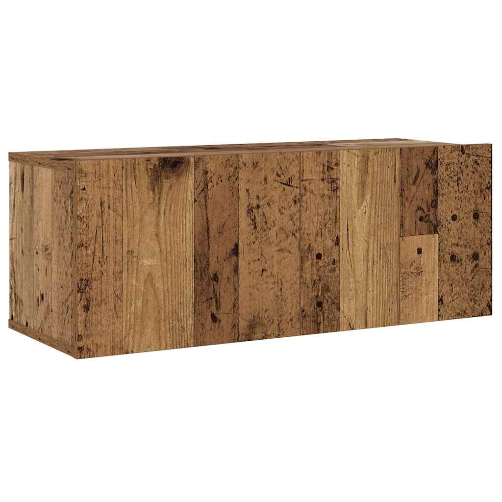 Meubles TV muraux 3 pcs vieux bois bois d'ingénierie - XIOS