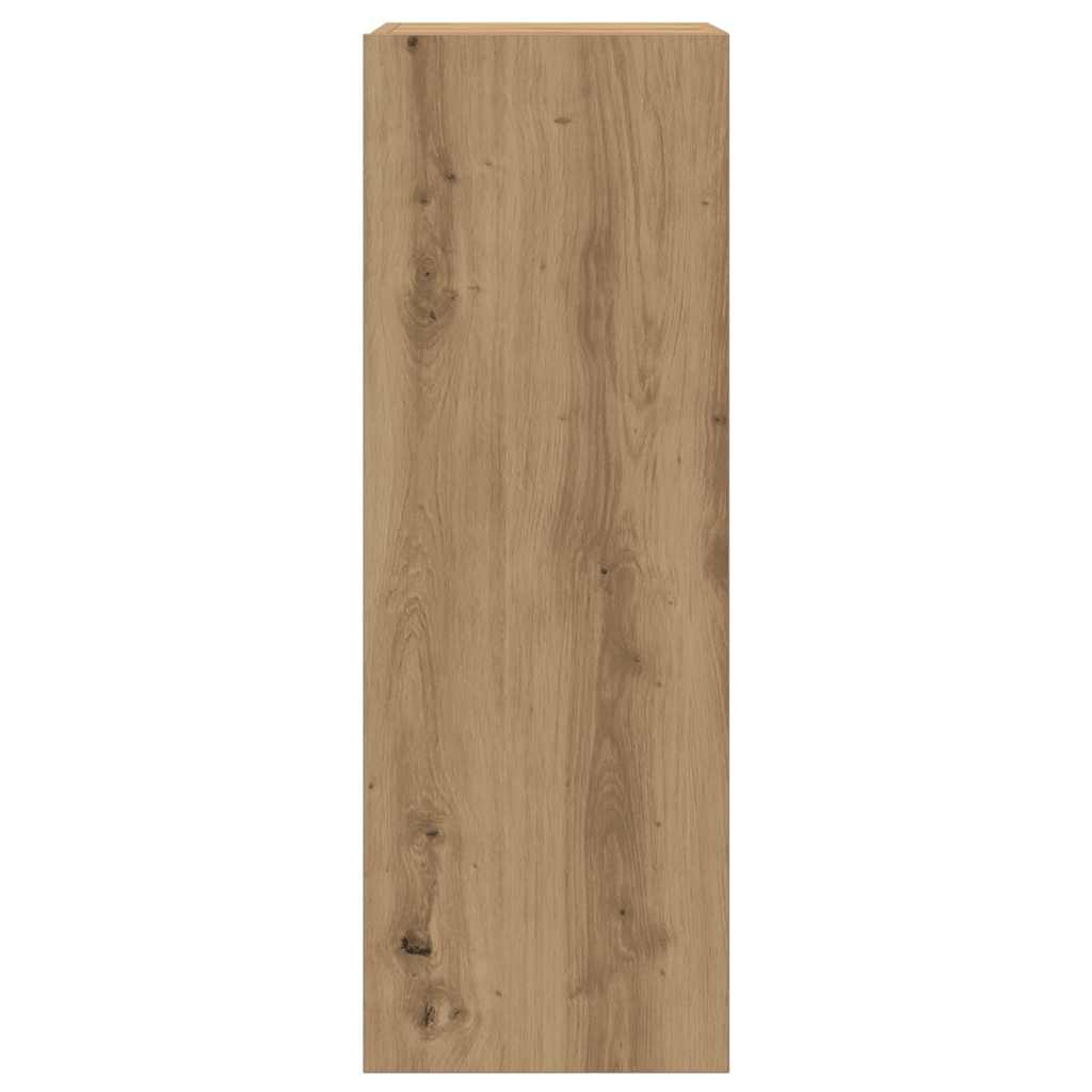 Meubles TV muraux 3 pcs chêne artisanal bois d'ingénierie - XIOS