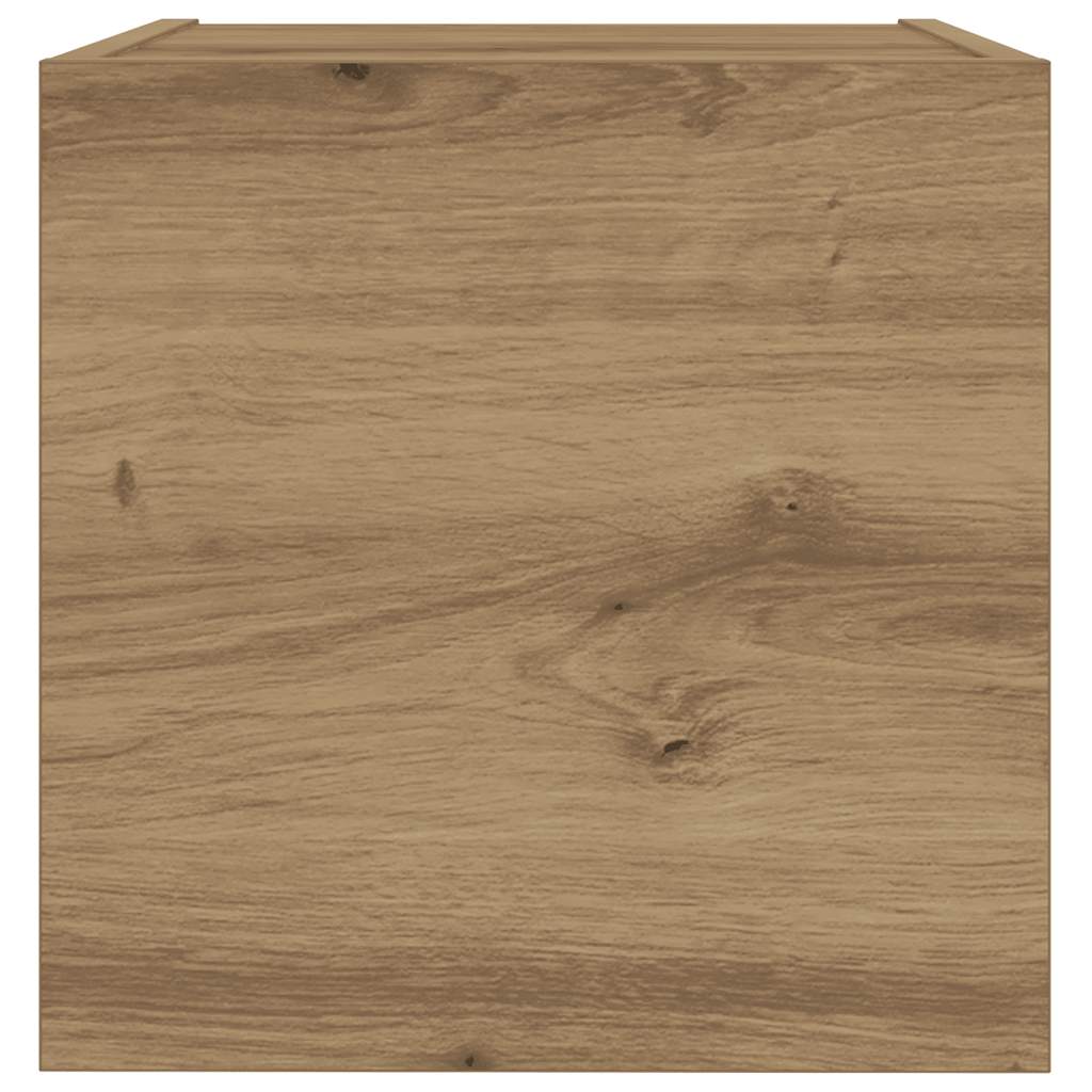 Meubles TV muraux 6 pcs chêne artisanal bois d'ingénierie - XIOS