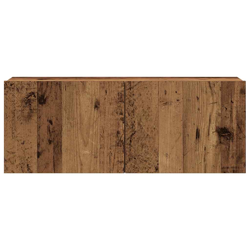 Meubles TV muraux 4 pcs vieux bois bois d'ingénierie - XIOS