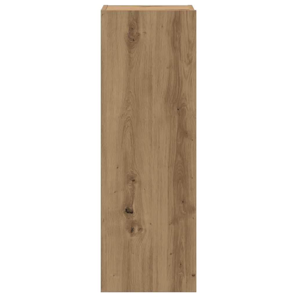 Meubles TV muraux 4 pcs chêne artisanal bois d'ingénierie - XIOS