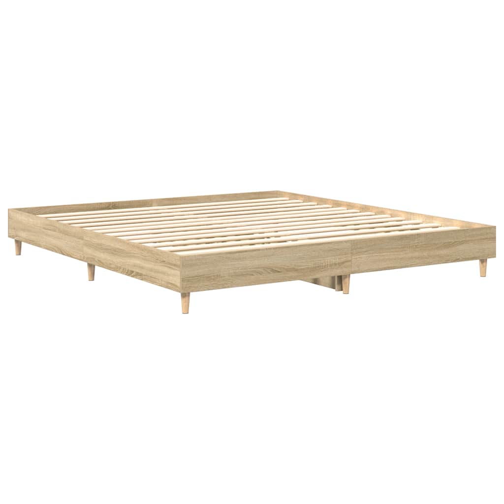 Cadre de lit sans matelas chêne sonoma 180x200 cm - XIOS