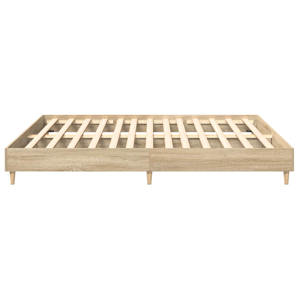 Cadre de lit sans matelas chêne sonoma 160x200 cm - XIOS