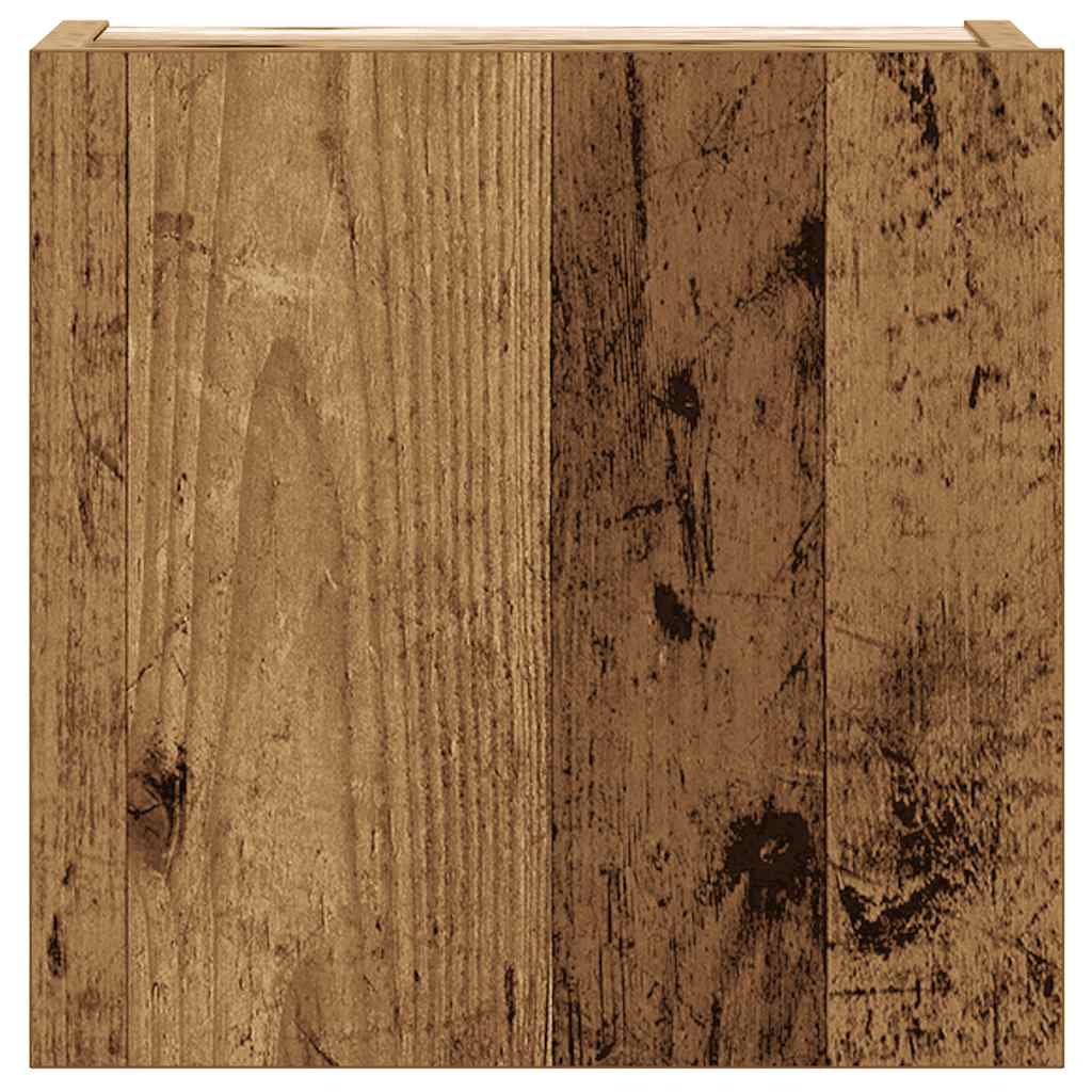 Ensemble de meuble TV mural 6 pcs vieux bois bois d'ingénierie - XIOS