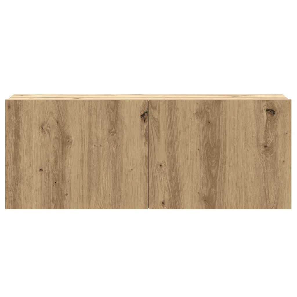 Ensemble de meuble TV mural 6 pcs chêne artisanal - XIOS