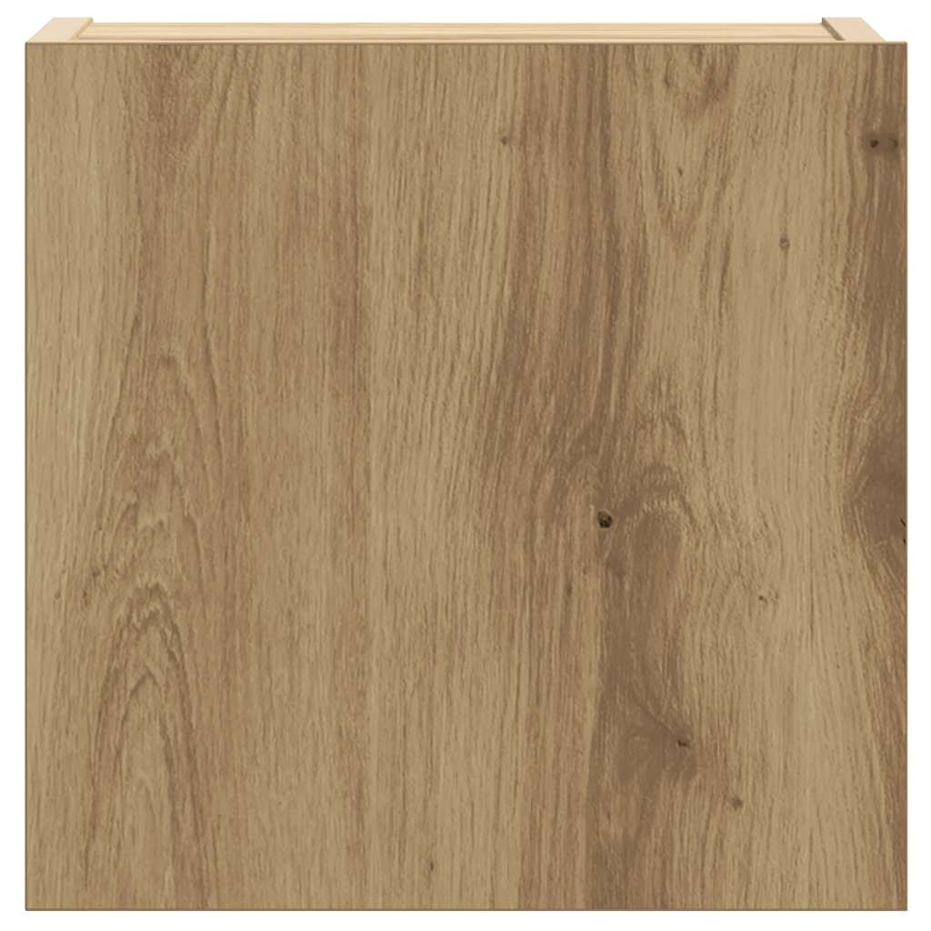 Ensemble de meuble TV mural 6 pcs chêne artisanal - XIOS