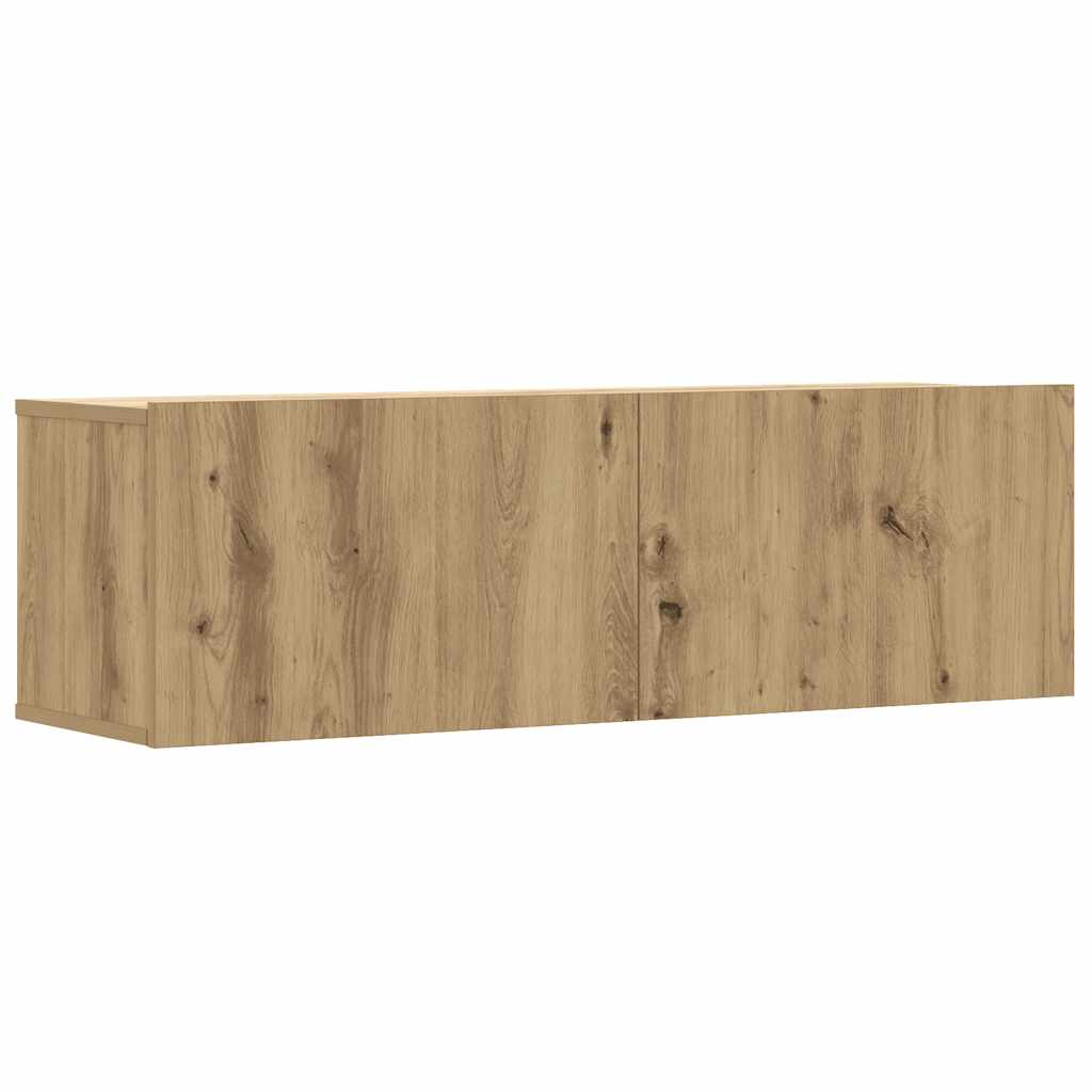 Ensemble de meuble TV mural 6 pcs chêne artisanal - XIOS