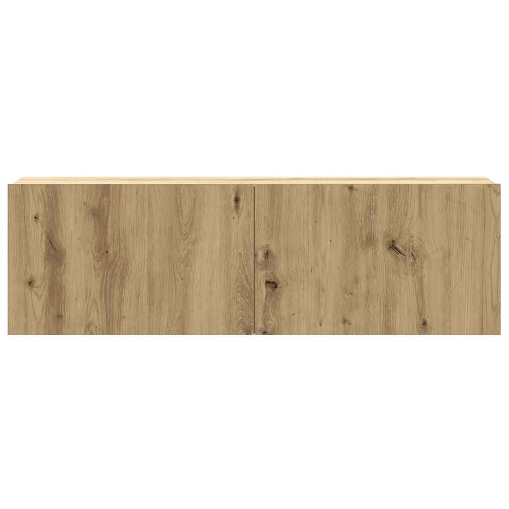 Ensemble de meuble TV mural 6 pcs chêne artisanal - XIOS