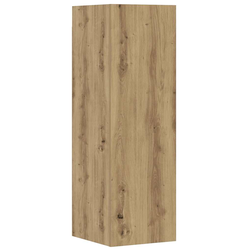 Ensemble de meuble TV mural 5 pcs chêne artisanal - XIOS