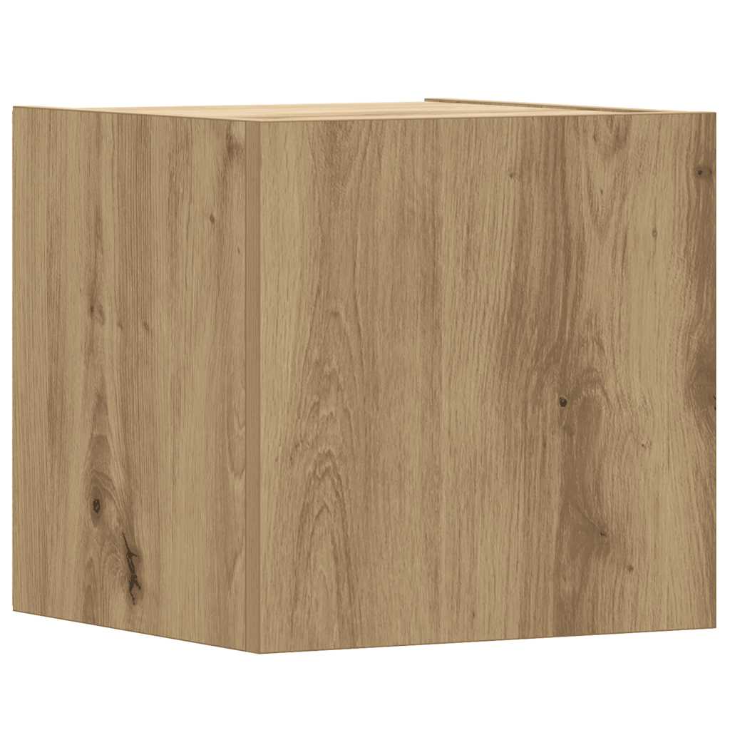Ensemble de meuble TV mural 5 pcs chêne artisanal - XIOS
