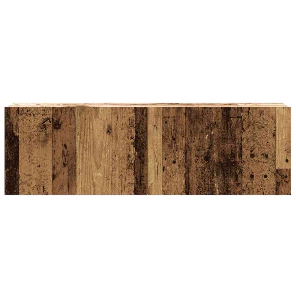 Ensemble de meuble TV mural 5 pcs vieux bois bois d'ingénierie - XIOS