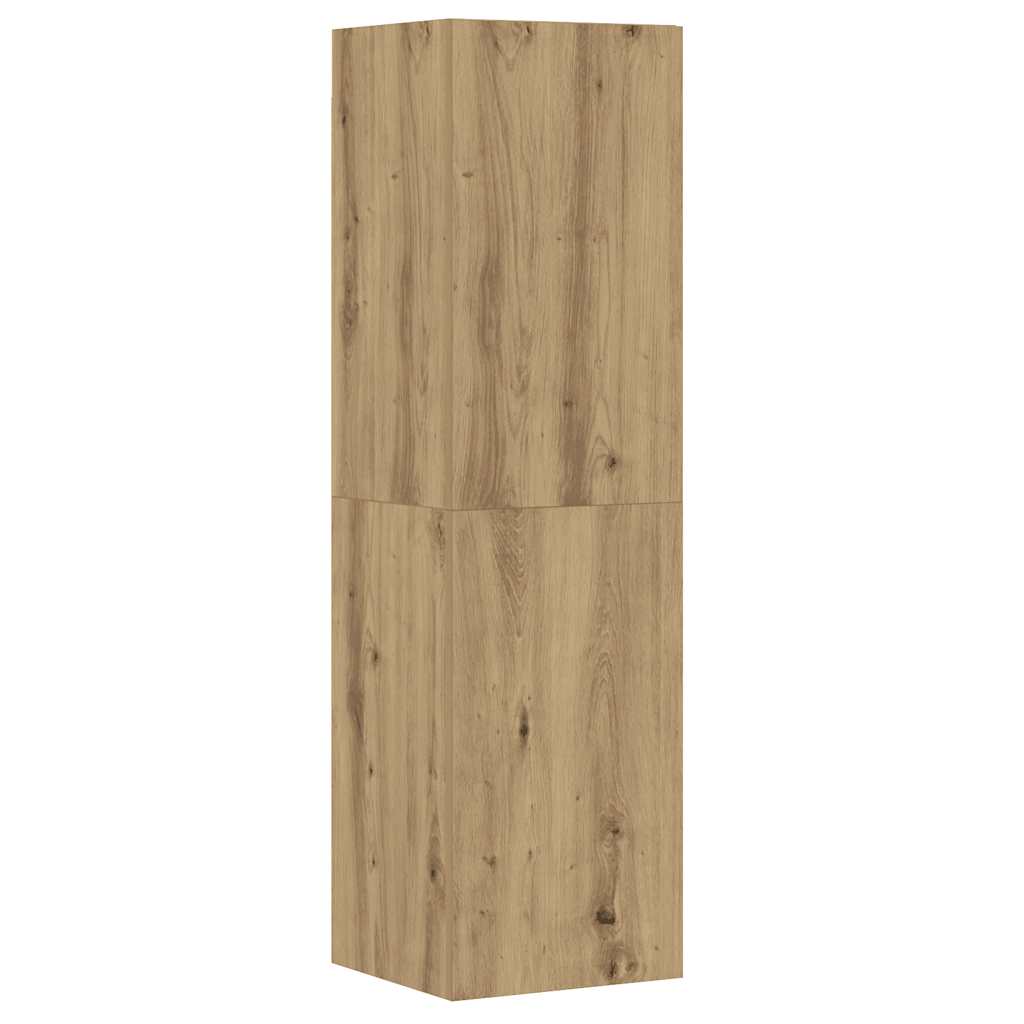 Ensemble de meuble TV mural 5 pcs chêne artisanal - XIOS