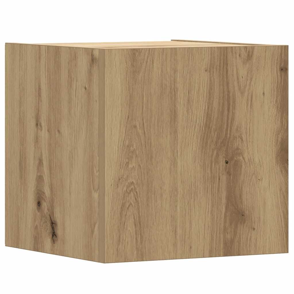 Ensemble de meuble TV mural 5 pcs chêne artisanal - XIOS