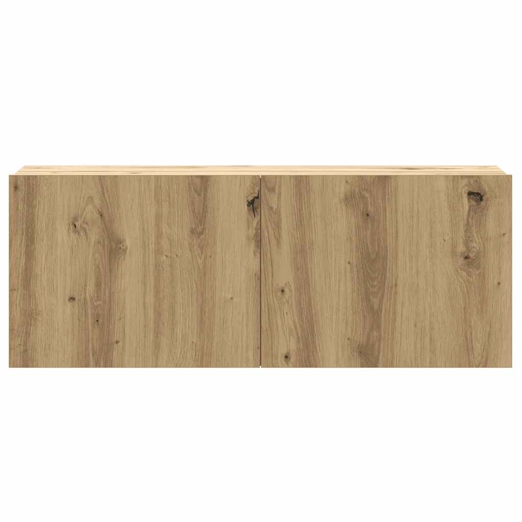 Ensemble de meuble TV mural 6 pcs chêne artisanal - XIOS