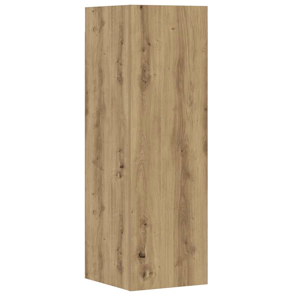 Ensemble de meuble TV mural 6 pcs chêne artisanal - XIOS