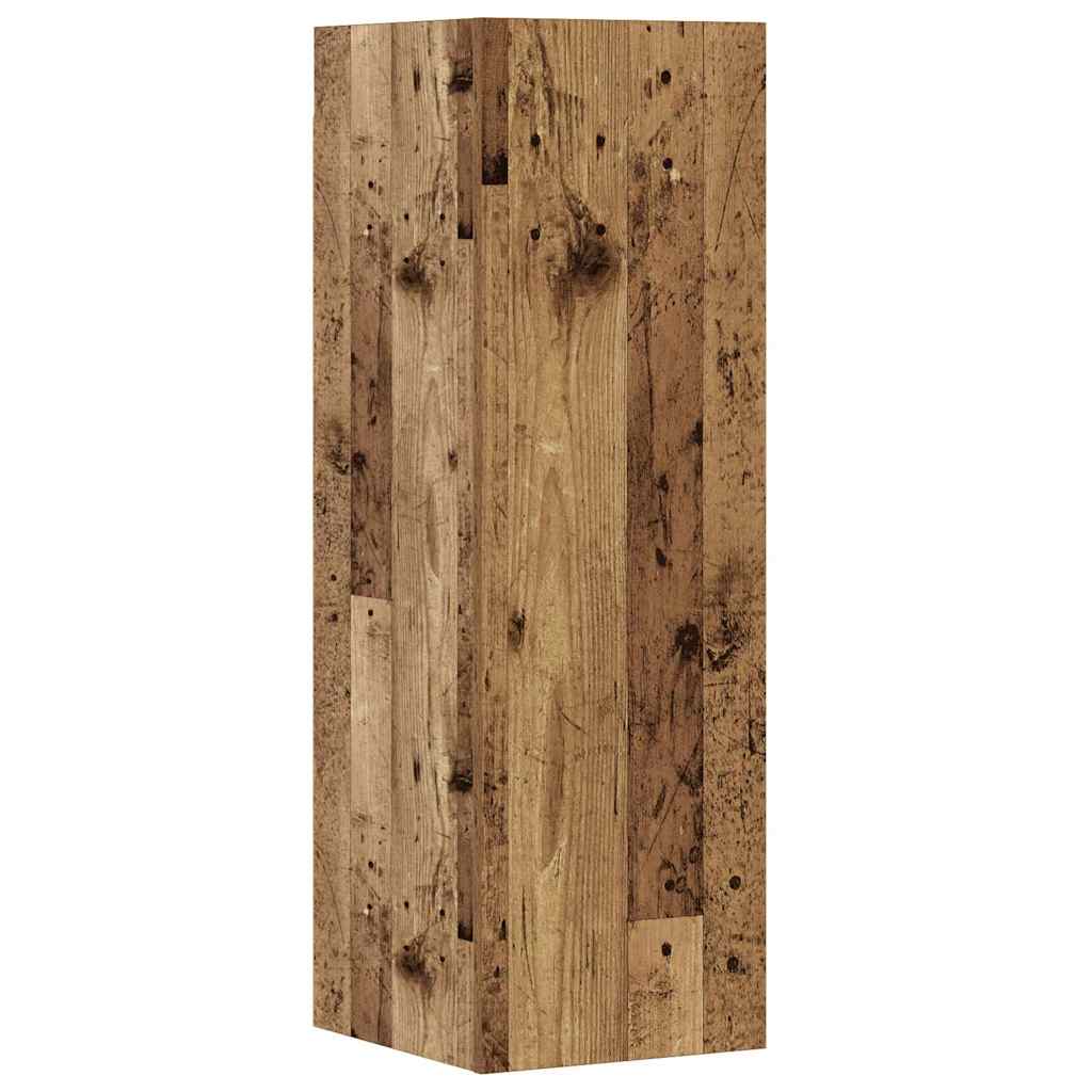 Ensemble de meuble TV mural 8 pcs vieux bois bois d'ingénierie - XIOS