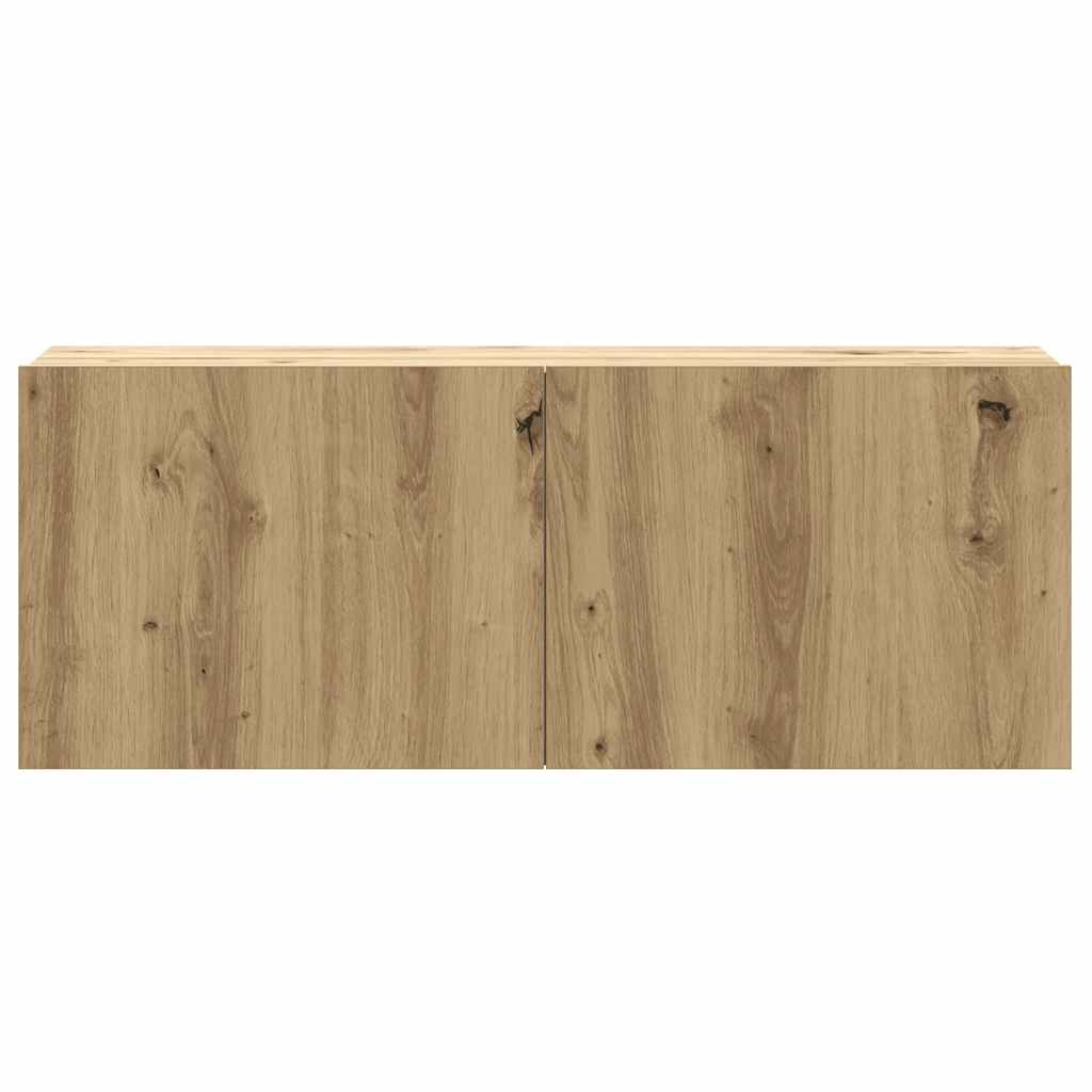 Ensemble de meuble TV mural 8 pcs chêne artisanal - XIOS