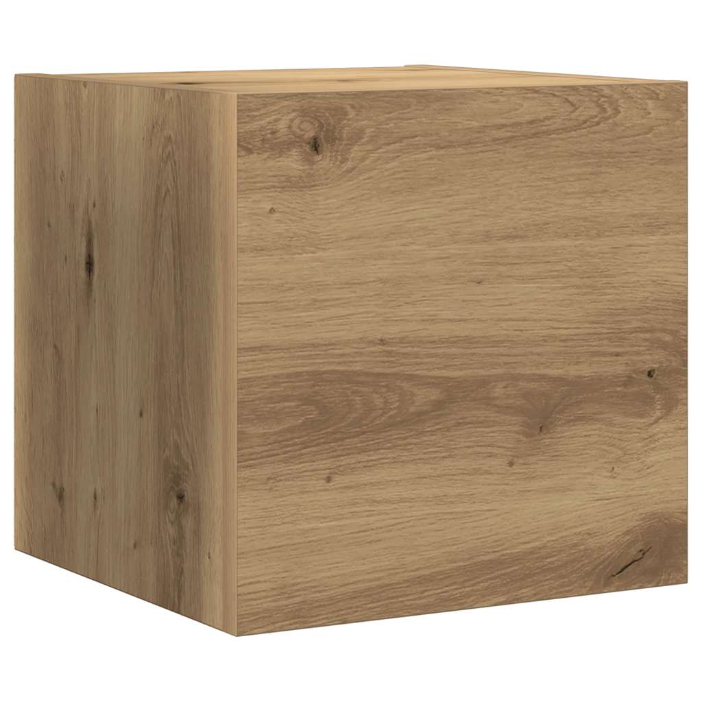 Ensemble de meuble TV mural 7 pcs chêne artisanal - XIOS