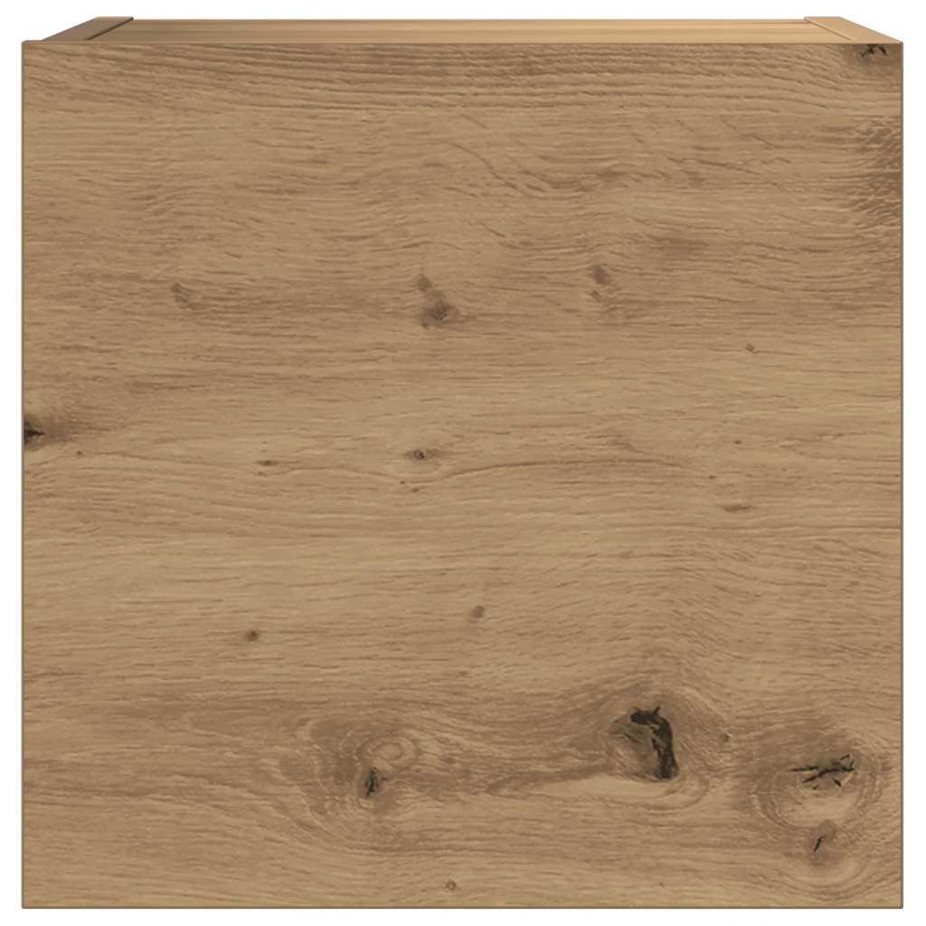 Ensemble de meuble TV mural 7 pcs chêne artisanal - XIOS
