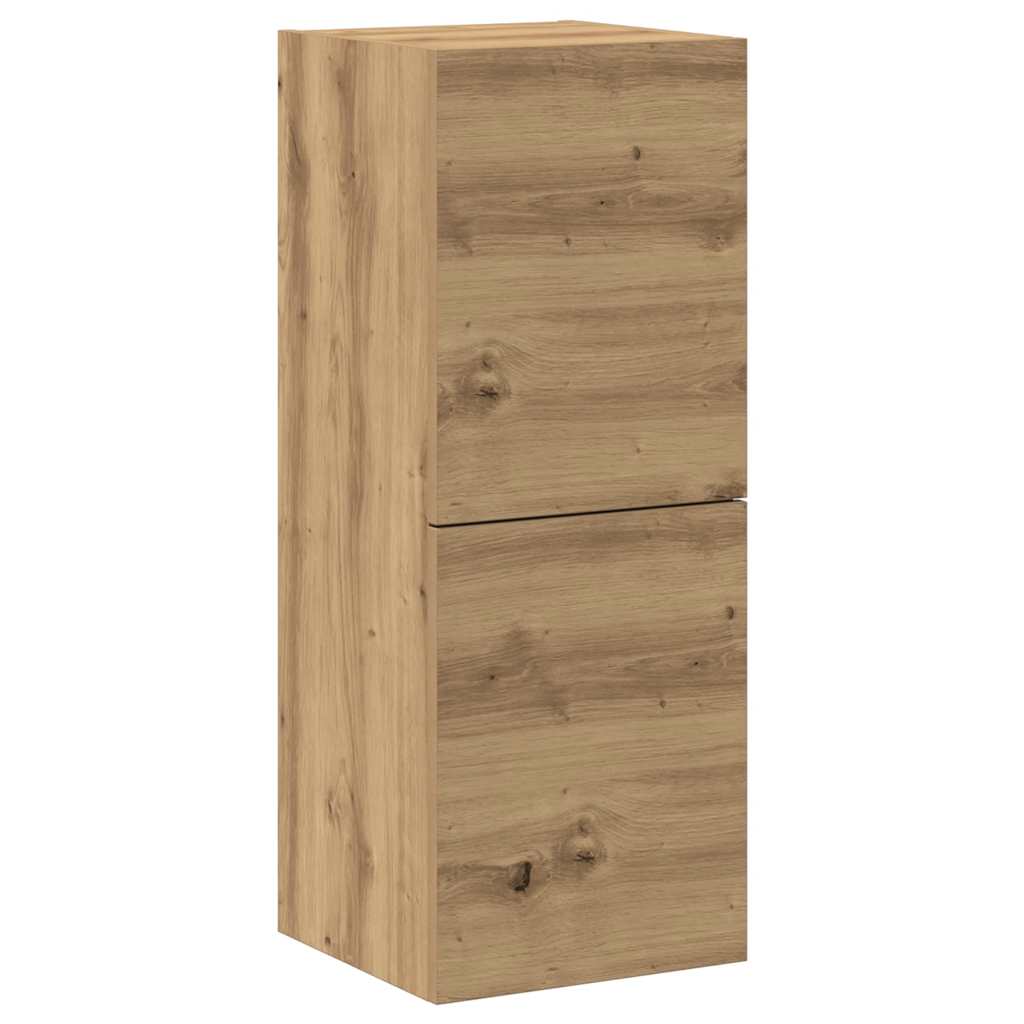 Ensemble de meuble TV mural 4 pcs chêne artisanal - XIOS