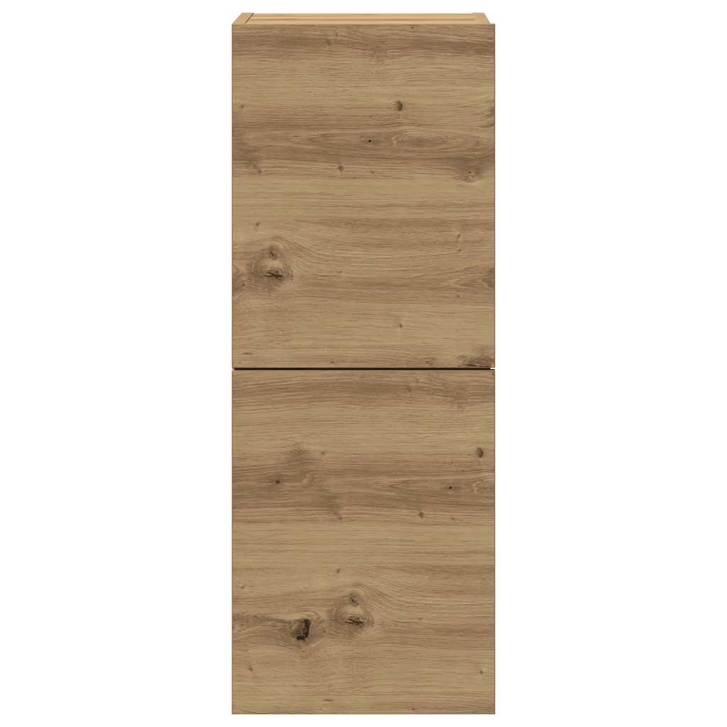 Ensemble de meuble TV mural 4 pcs chêne artisanal - XIOS