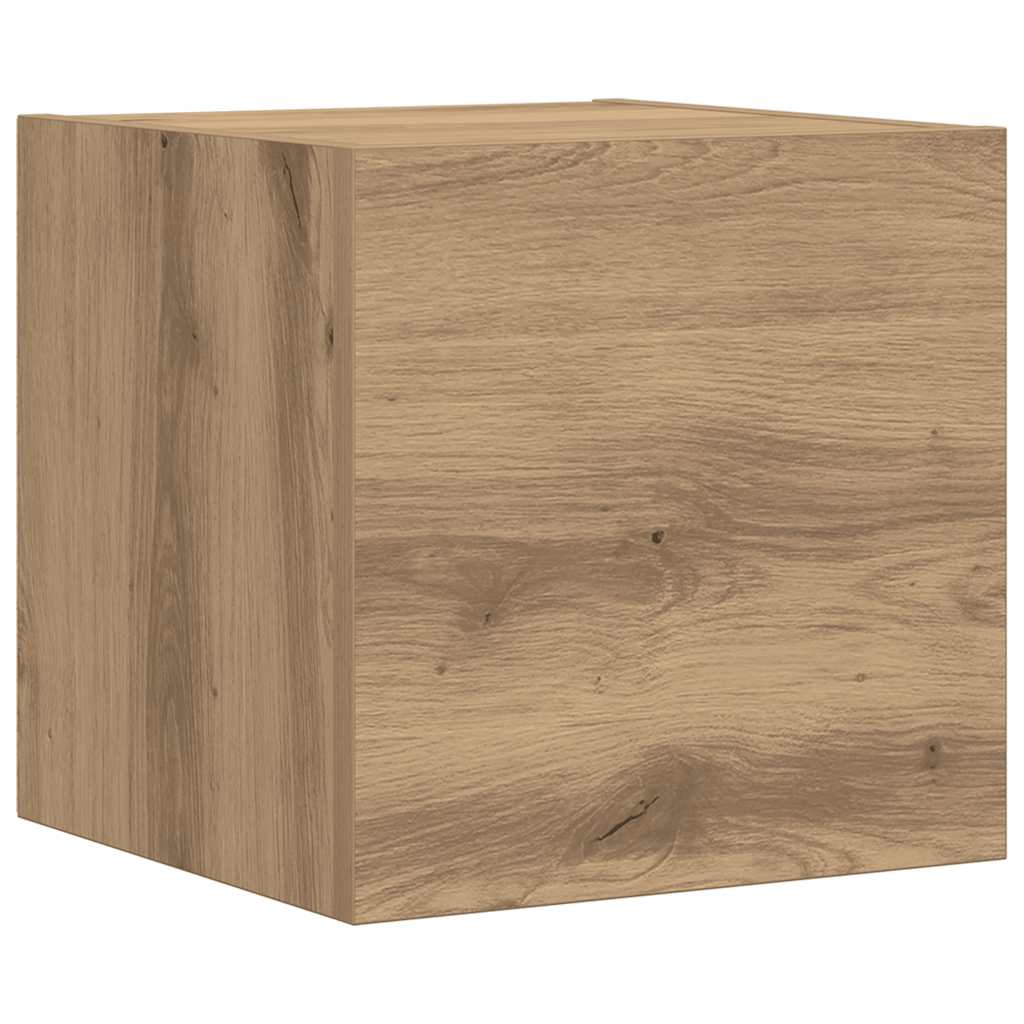 Ensemble de meuble TV mural 7 pcs chêne artisanal - XIOS