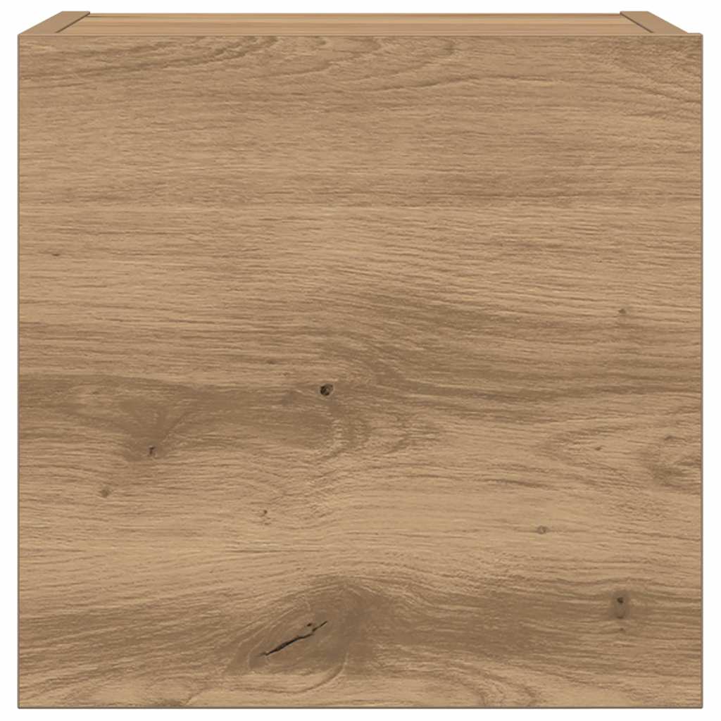 Ensemble de meuble TV mural 7 pcs chêne artisanal - XIOS