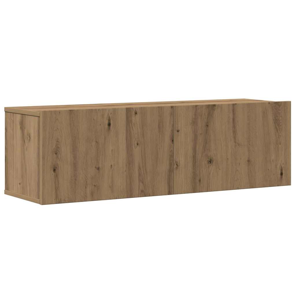 Ensemble de meuble TV mural 8 pcs chêne artisanal - XIOS