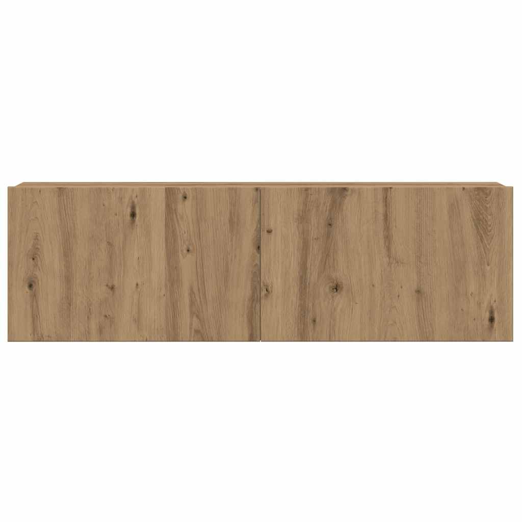 Ensemble de meuble TV mural 6 pcs chêne artisanal - XIOS