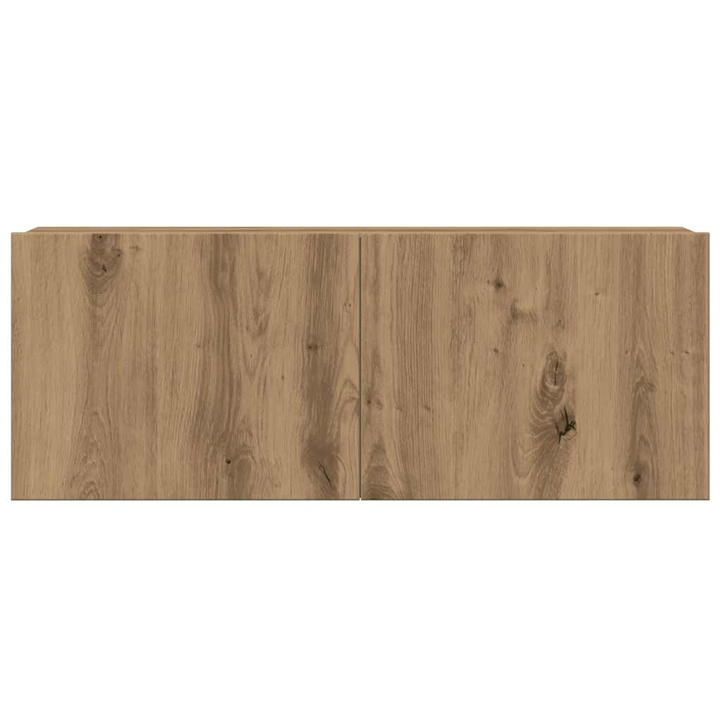Ensemble de meuble TV mural 6 pcs chêne artisanal - XIOS
