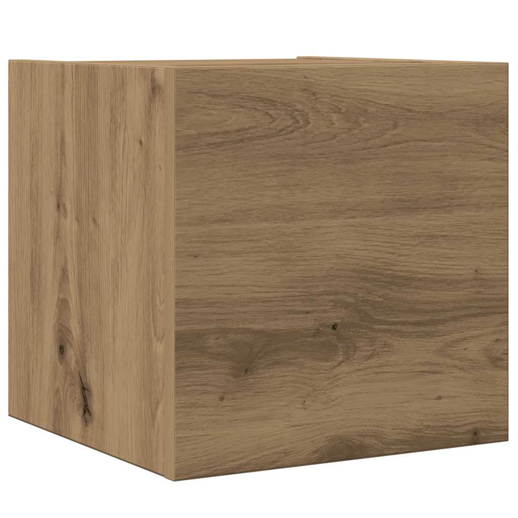 Ensemble de meuble TV mural 4 pcs chêne artisanal - XIOS