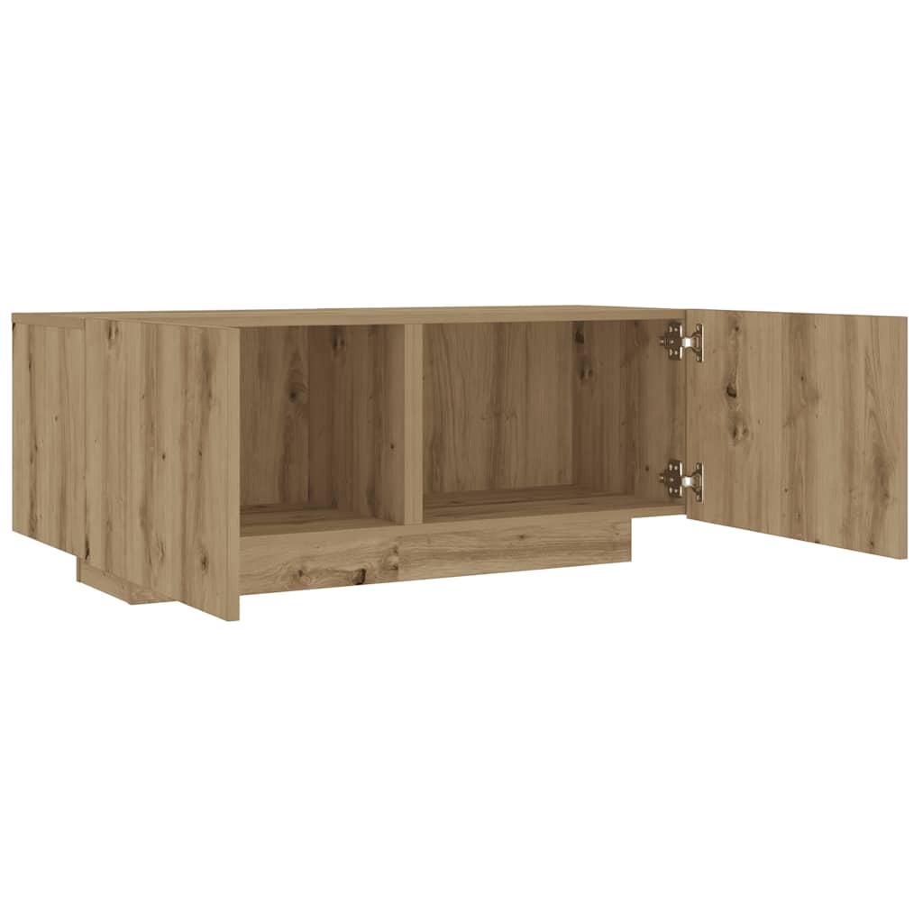 Table de chevet chêne artisanal 100x35x40 cm bois d’ingénierie - XIOS