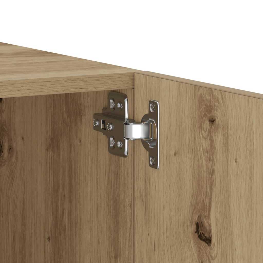 Table de chevet chêne artisanal 100x35x40 cm bois d’ingénierie - XIOS