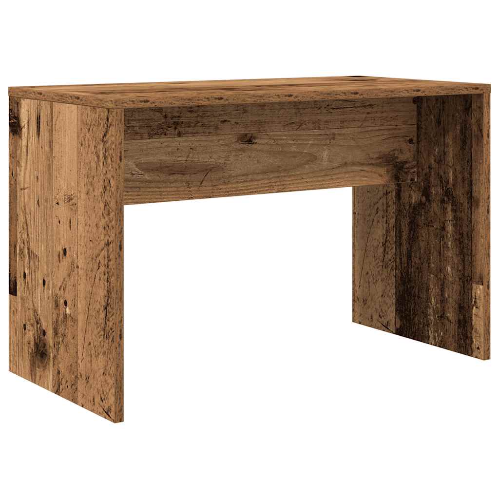 Ensemble de coiffeuse avec LED vieux bois bois d'ingénierie - XIOS