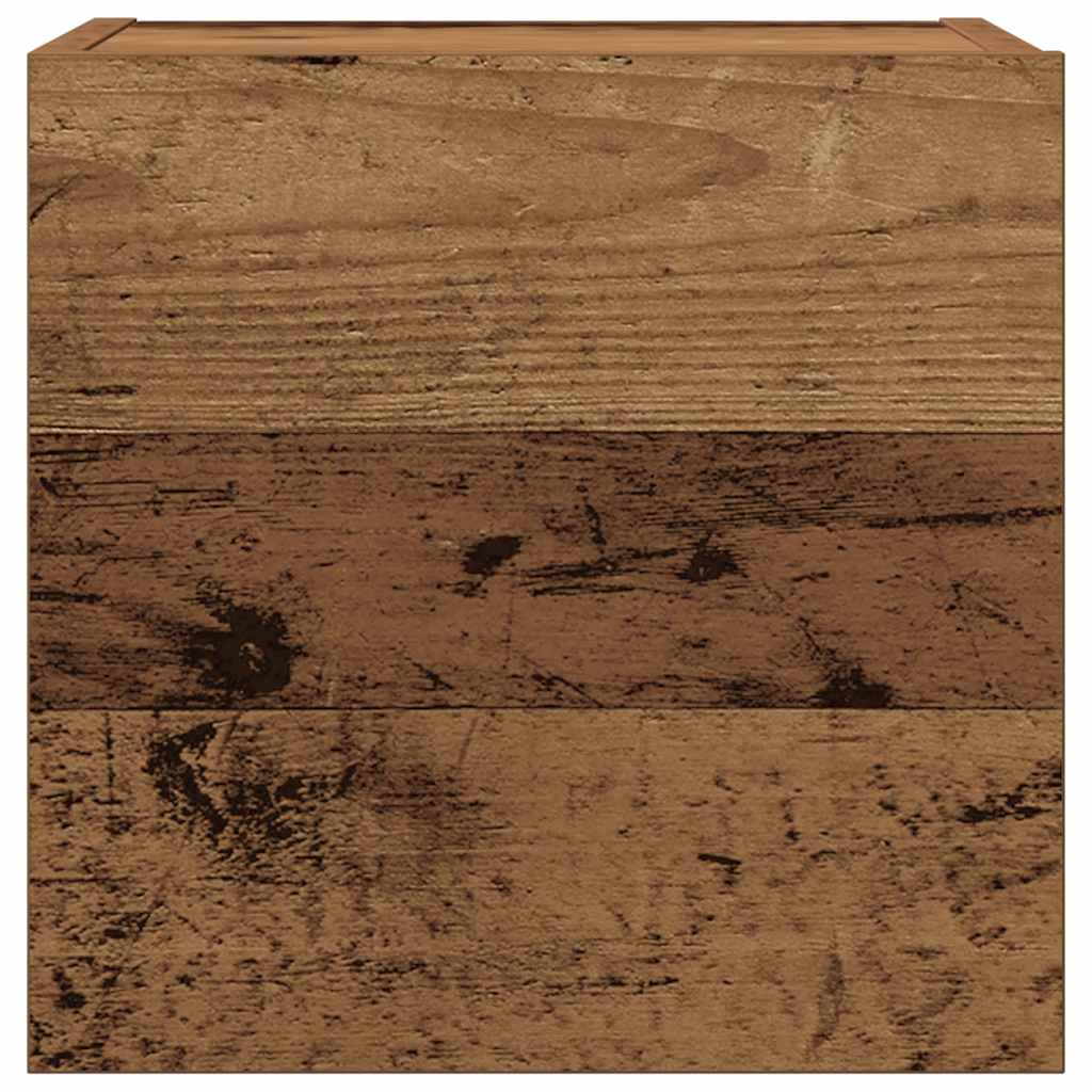 Ensemble de meuble TV mural 5 pcs vieux bois bois d'ingénierie - XIOS