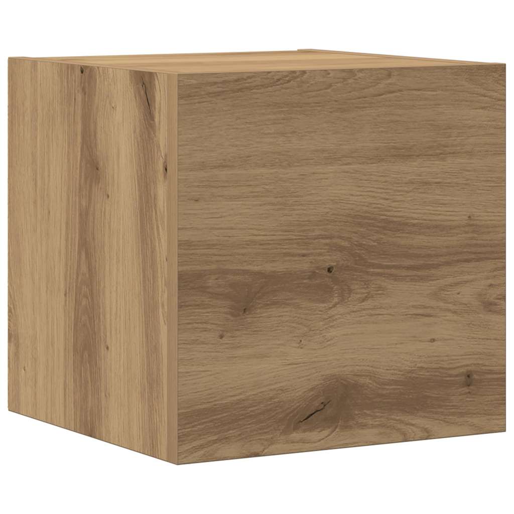 Ensemble de meuble TV mural 5 pcs chêne artisanal - XIOS