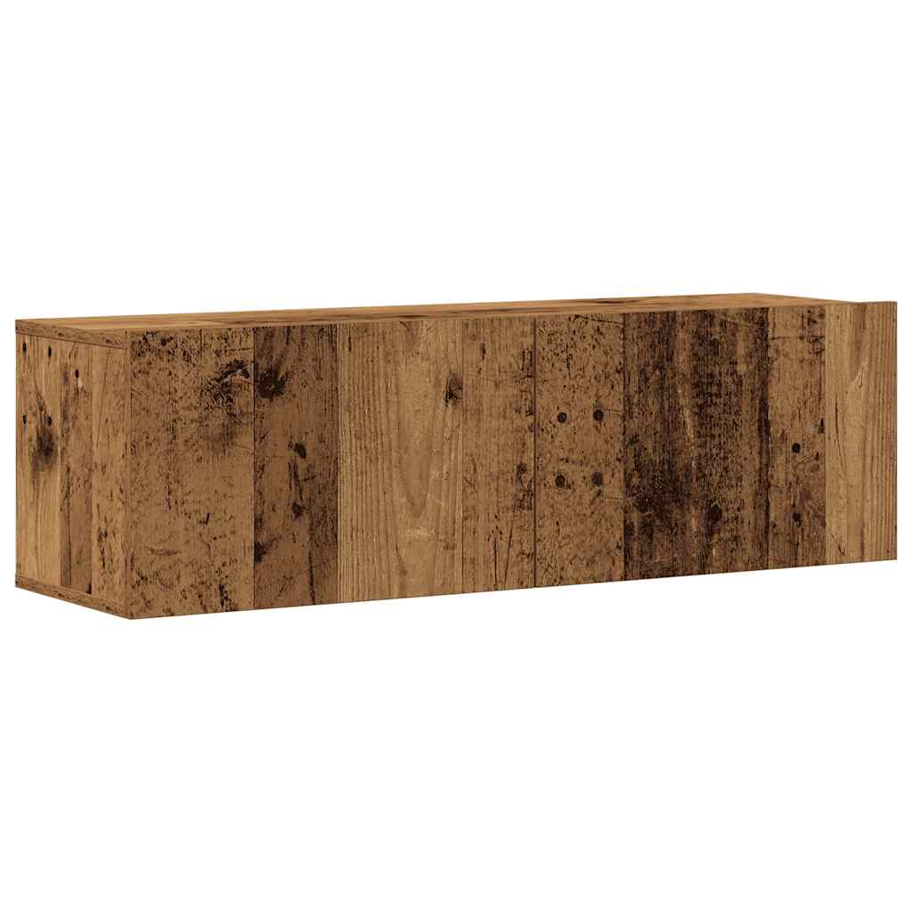 Ensemble de meuble TV mural 3 pcs vieux bois bois d'ingénierie - XIOS