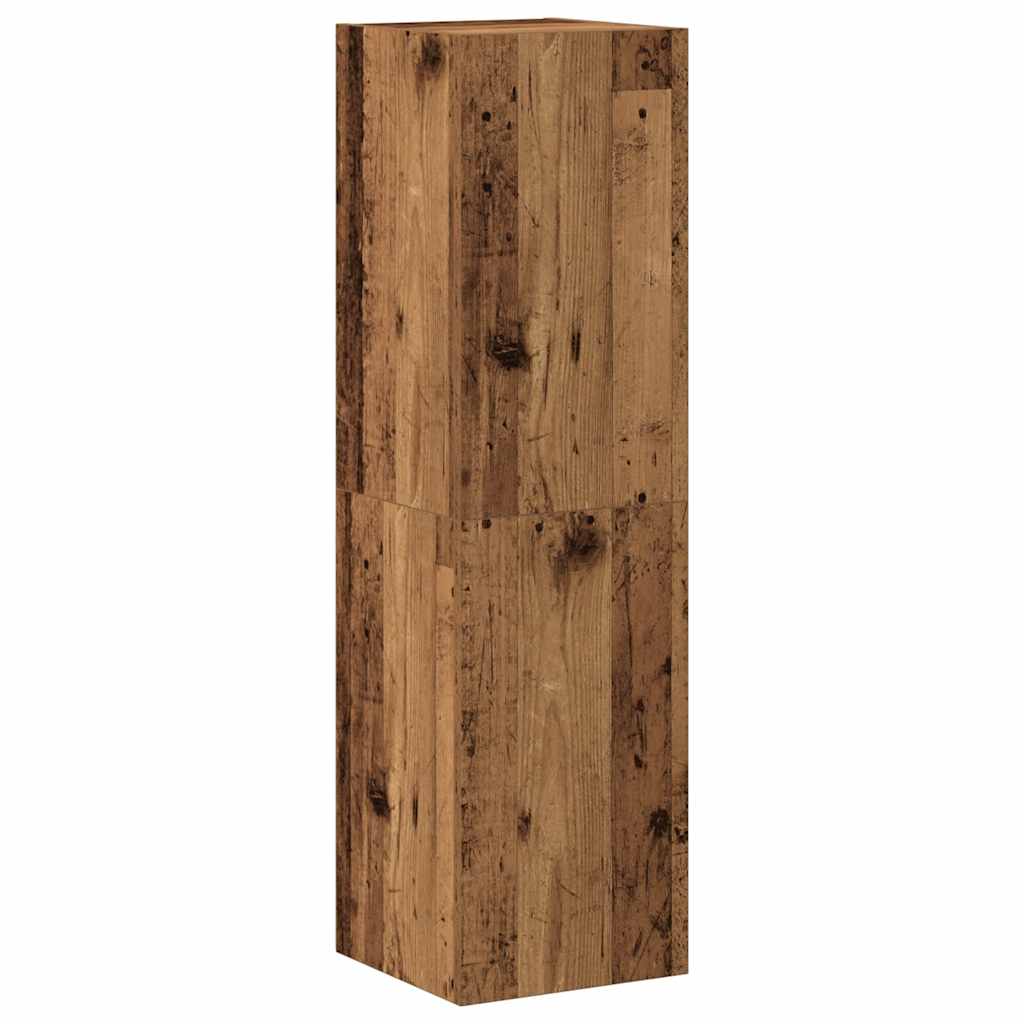 Ensemble de meuble TV mural 3 pcs vieux bois bois d'ingénierie - XIOS