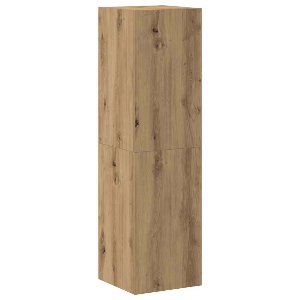 Ensemble de meuble TV mural 3 pcs chêne artisanal - XIOS