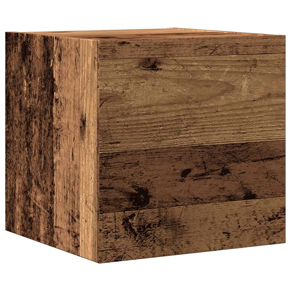 Ensemble de meuble TV mural 5 pcs vieux bois bois d'ingénierie - XIOS